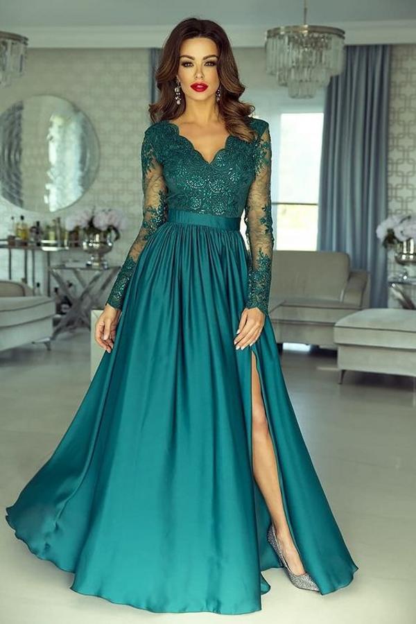 elegant long evening dresses